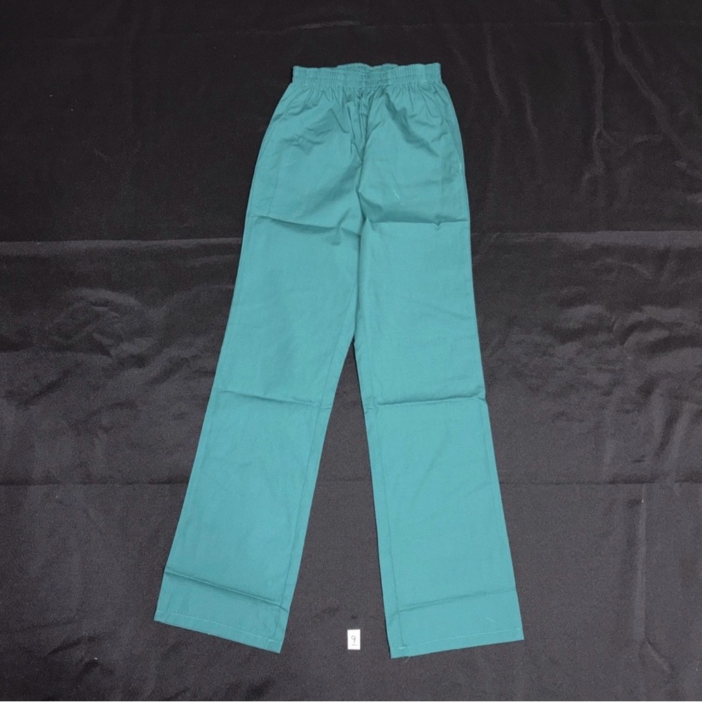 AllHeart Size Extra Extra Small Unisex Scrub Pants Straight Leg Heather Green